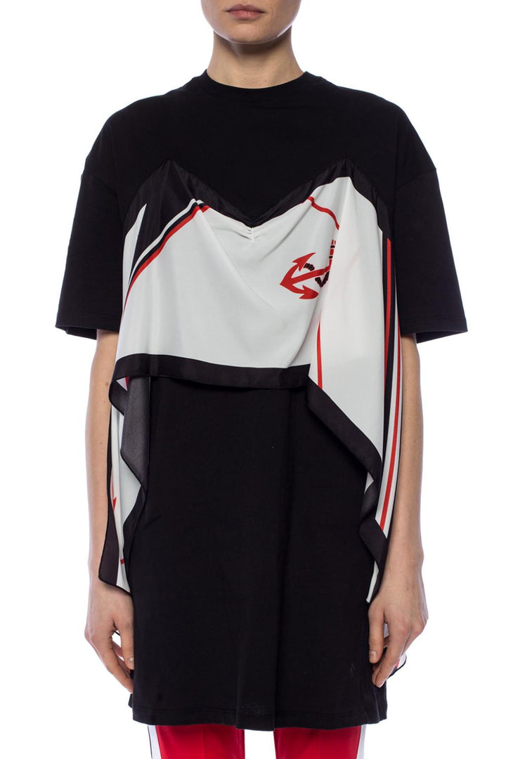 MSGM Dress With Sewn Neckerchief Veronique Luxury Collections