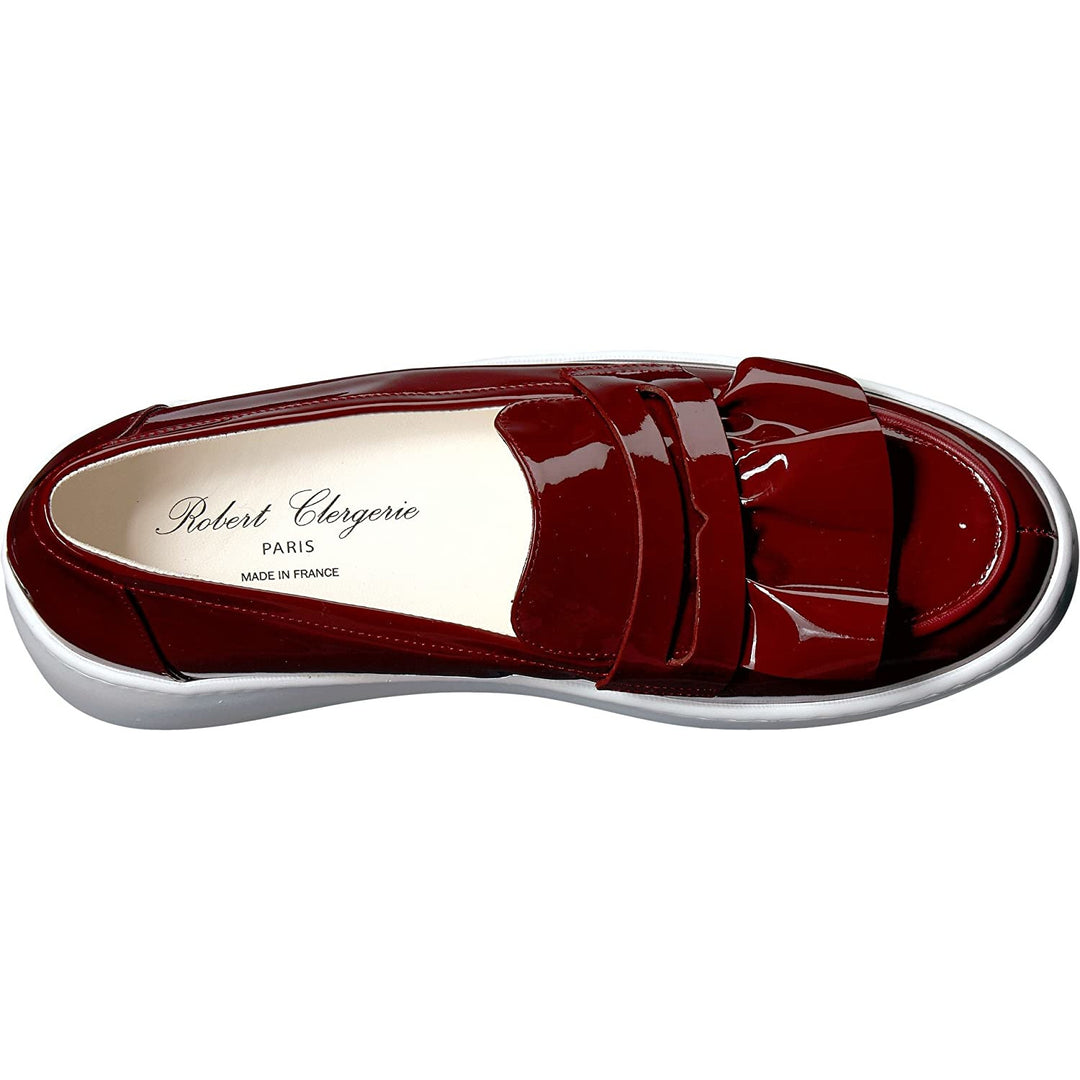 Robert  Clergerie Touxo Chili Patent Leather Loafers Veronique Luxury Collections