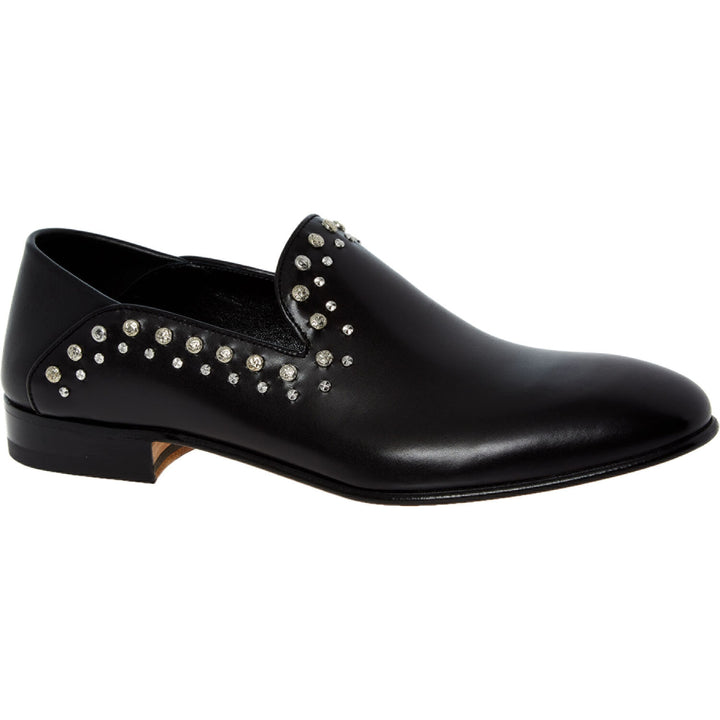 ALEXANDER MCQUEEN  Black Leather Studded Shoes Veronique Luxury Collections