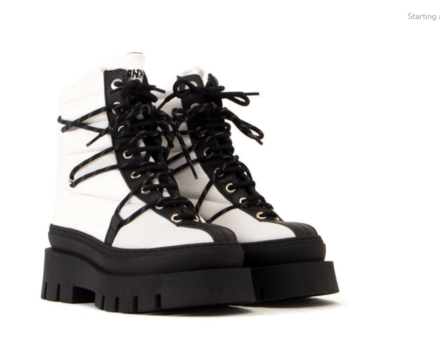 BRONX Leather lace up boots