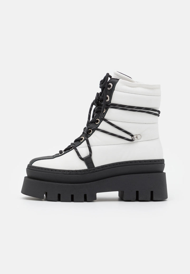 Bronx white boots discount