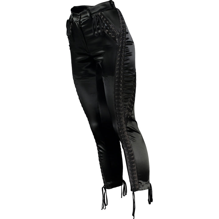 DOLCE & GABBANA  Black Lace Trousers Veronique Luxury Collections