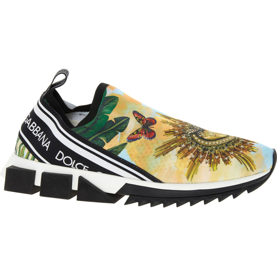 DOLCE & GABBANA  Multicoloured Low Cut Trainers Veronique Luxury Collections