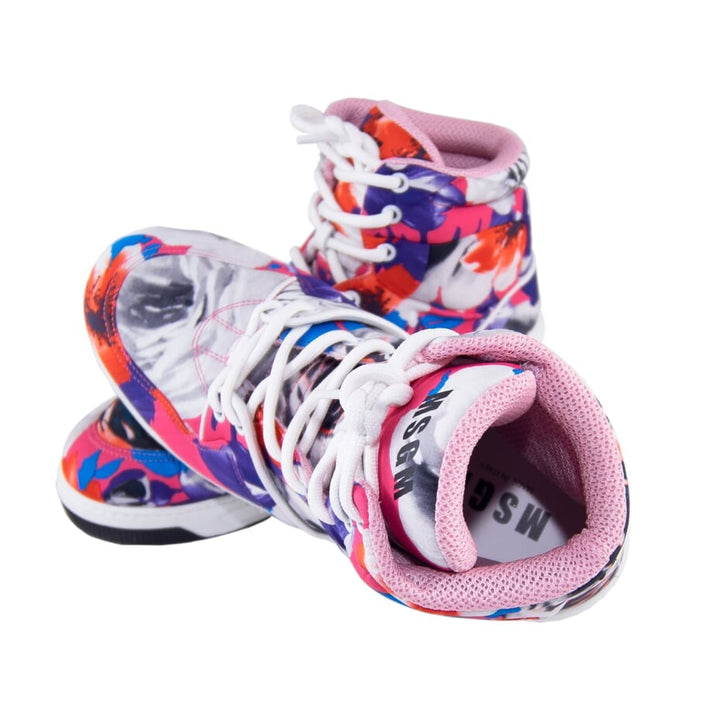 MSGM Multicolour High Top Sneakers