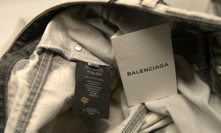 Balenciaga Bleached Denim Jeans Veronique Luxury Collections