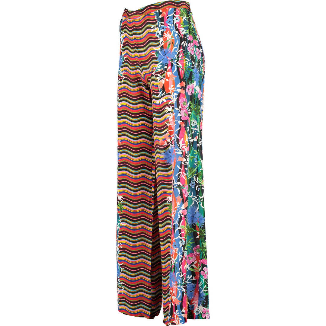 SALONI  Multicoloured Abstract Trousers